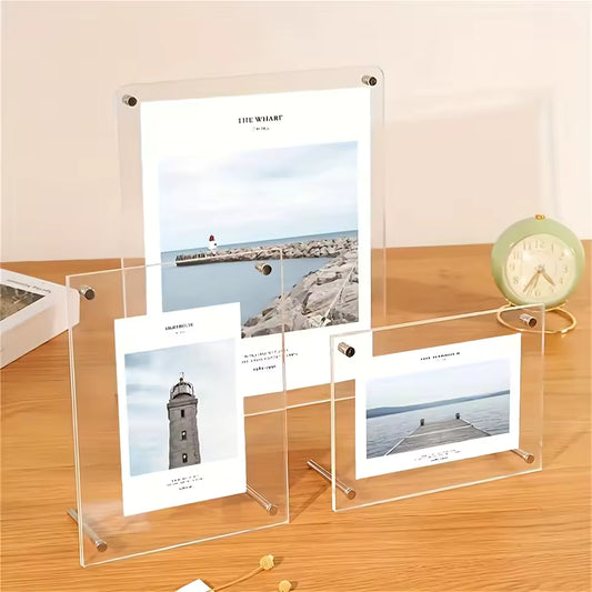 3pcs Transparent Photo Frame