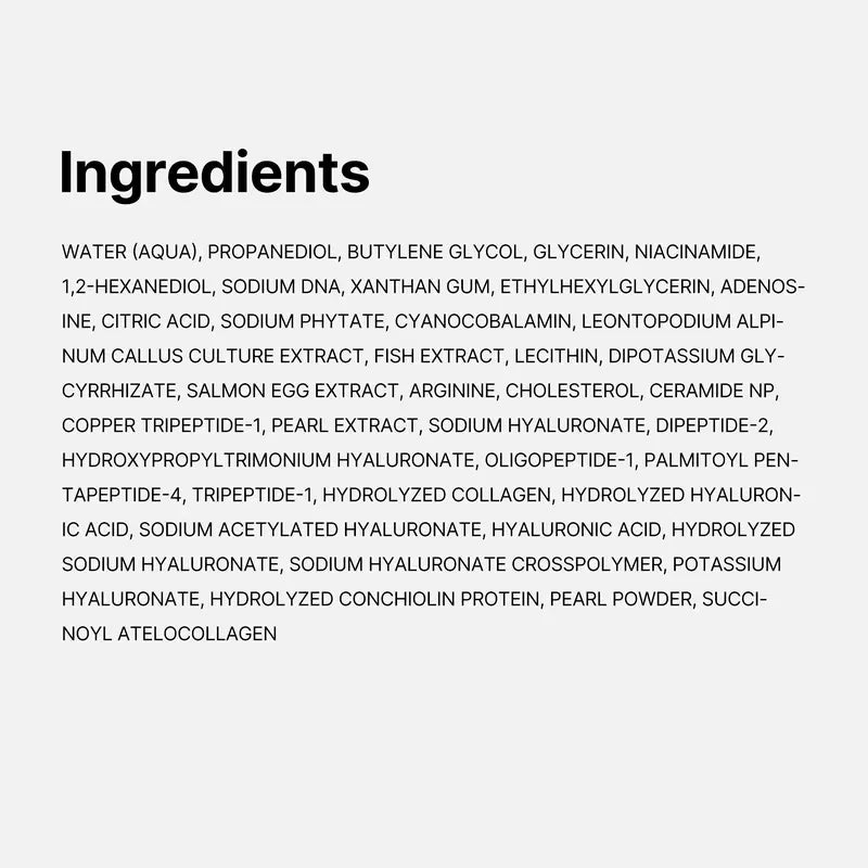 BEAKUP — Ultra Light Salmon DNA PDRN Peptide Glow Serum