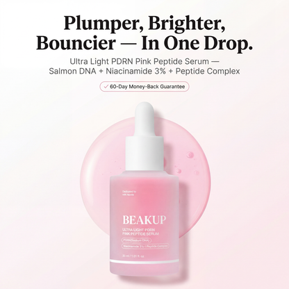 BEAKUP — Ultra Light Salmon DNA PDRN Peptide Glow Serum